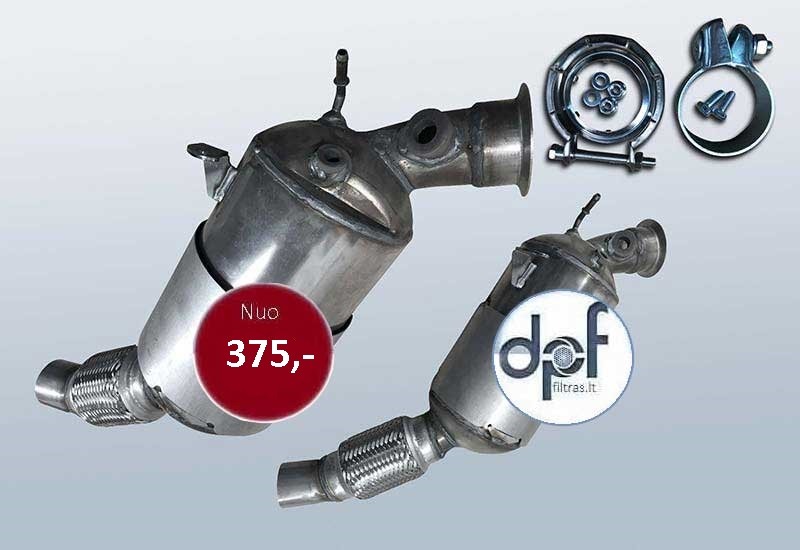BMW DPF FILTRAS 123D 150 KW 2007 2008 2009 METAI 18307811573, 18307803688