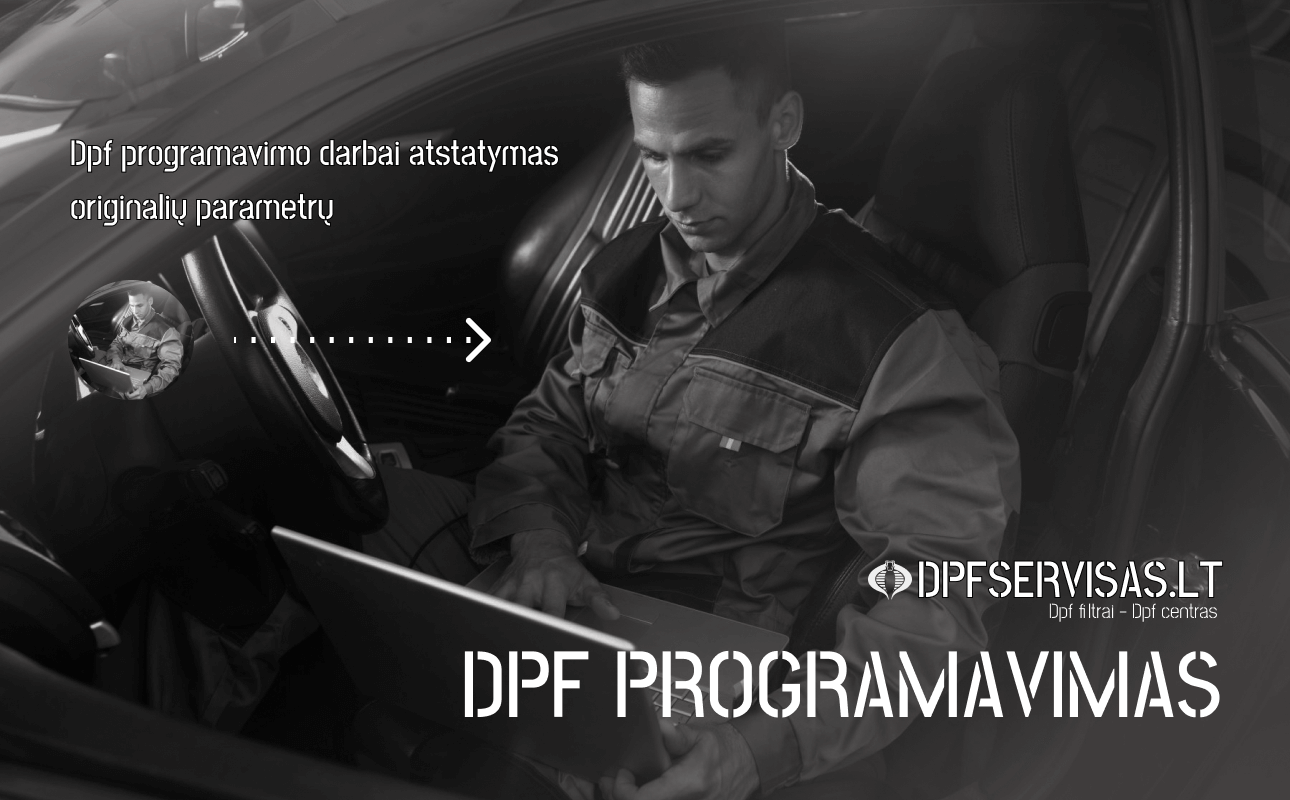 dpf filtro programavimas